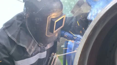 Welder Stock Footage 10872599