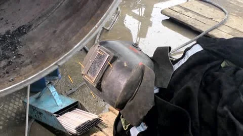 Welder Stock Footage 10872625