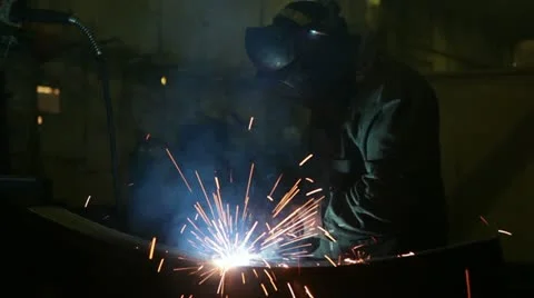 Welder Stock Footage 11045563