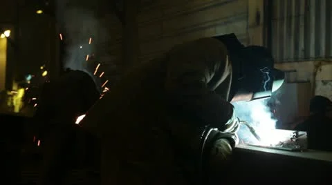 Welder Stock Footage 11047991