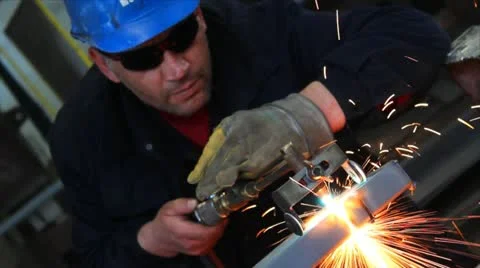 Welder Stock Footage 24657721