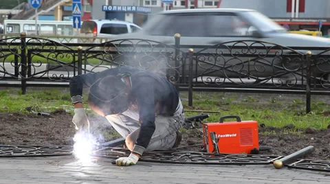 Welder Stock Footage 30592242