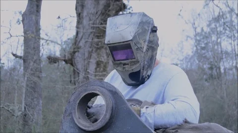 Welder Stock Footage 72543590