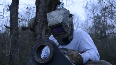 Welder Stock Footage 72543705