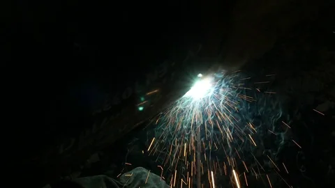 Welder Stock Footage 77156000