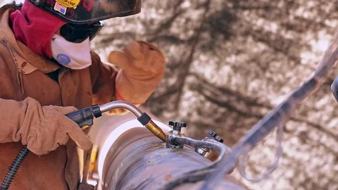 Welder Stock Footage 90707932