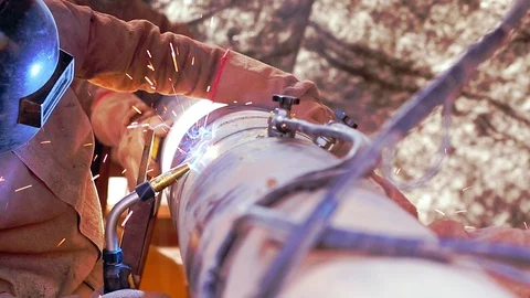 Welder Stock Footage 90708228