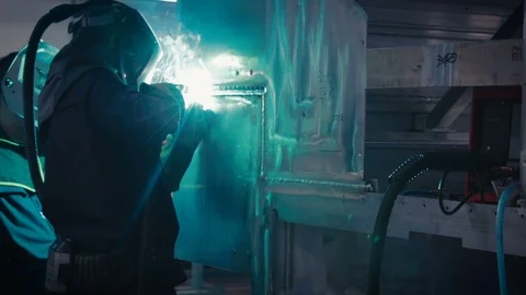 Welder Stock Footage 127268779