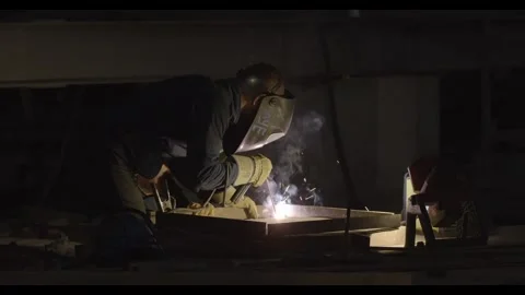 Welder Stock Footage 162417893
