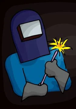 Welder Stock Illustration