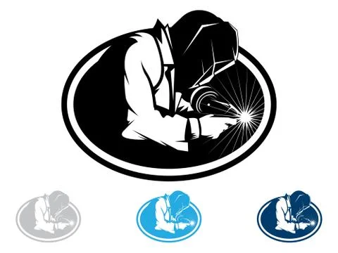 Welder Stock Illustration