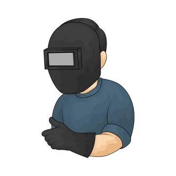Welder illustration Stock Illustration