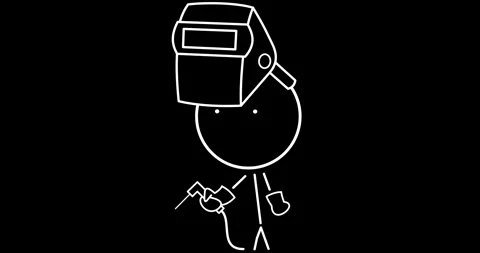 A welder in a mask Stock Footage 289388047