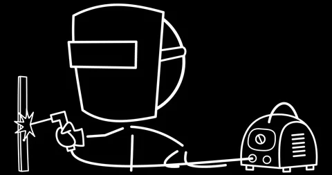 Welder in mask Stock Footage 297515790