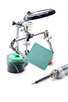 Welder pcb support Stock Photos