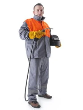 Welder Foto stock