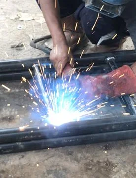 Welder Foto stock