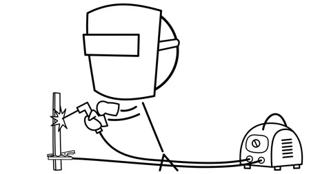 Welder at the plant Stock Footage 297439400