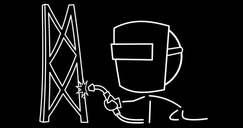 Welder at the plant Stock Footage 297515155