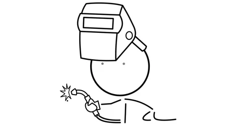 Welder at the plant 動画素材 297515286