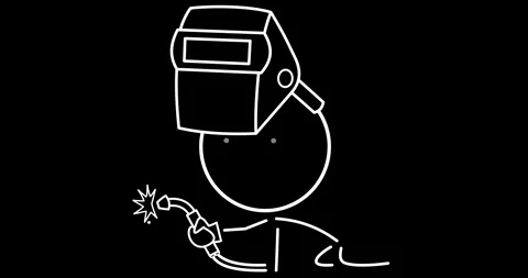 Welder at the plant Stock Footage 297515289