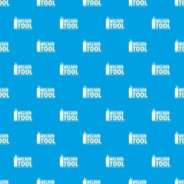 Welder tool pattern vector seamless blue イラスト素材
