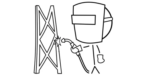 Welder at work Stock Footage 297513654