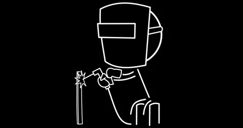 Welder at work Stock Footage 297514174