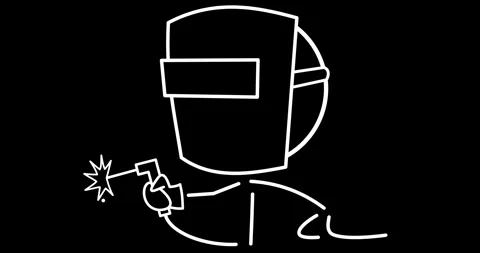 Welder at work Stock Footage 297515919