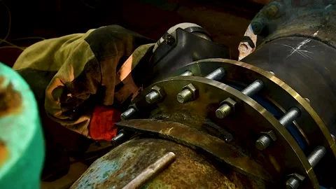 The welder is at work Stock Footage 320997562