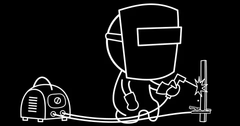 Welder at work Stock Footage 322907137