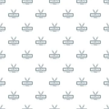 Welder work pattern vector seamless Stock Illustration