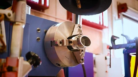 Welder worker while working Stock Footage 125794817