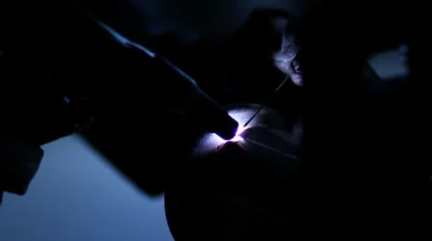 Welder working Stock Footage 24361458