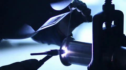 Welder working 스톡 동영상 24362939