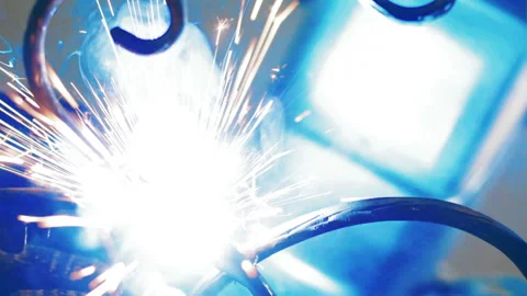 The welder is working Stock Footage 165276687