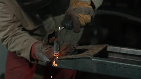 The welder is working. Stock-Footage 343390984