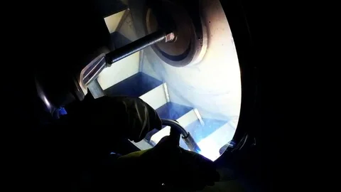 Welder working. Industrial video. Stock Footage 71502225