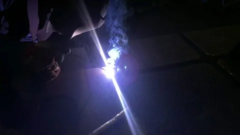 Welder working. Industrial video. Stock Footage 71952849