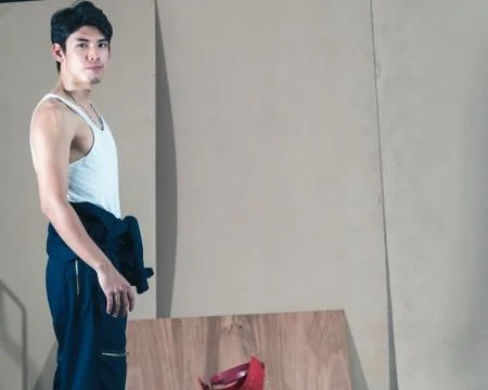 The welder is working Foto stock