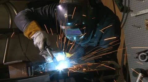 Welding 03 HD Stock Footage 10608346