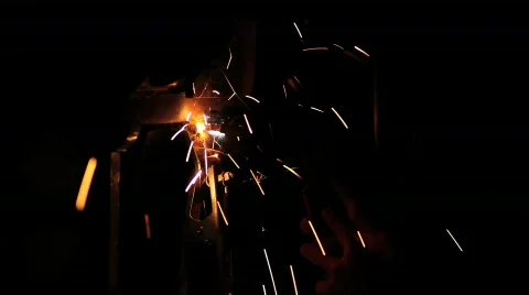 Welding 2 Stock Footage 496766