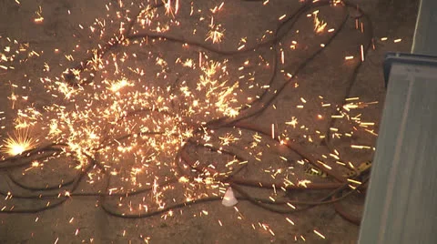 Welding 2 Stock Footage 24465673