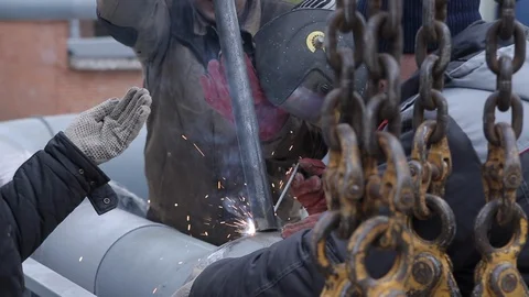 Welding 2 Video stock 101072880