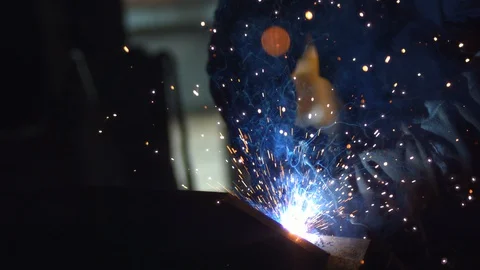 Welding 4 Stock Footage 128362801