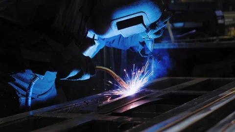 Welding 4k footage. Stock Footage 94909456