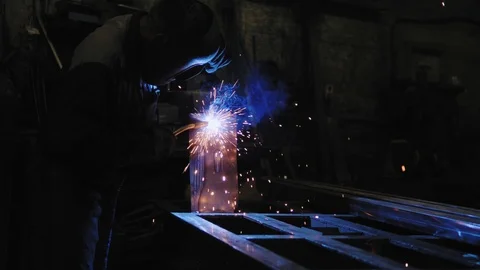 Welding 4k footage. Stock Footage 94909759