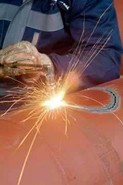 Welding action 4 스톡 사진