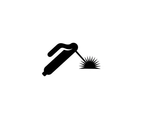 Welding and spark logo design Stock Illustration