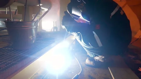 Welding and Sparks. Stock-Footage 159073920